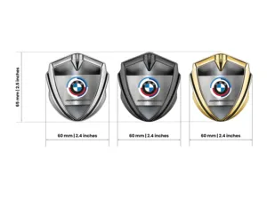 BMW Badge Autoadesivo Look Moderno Costruita